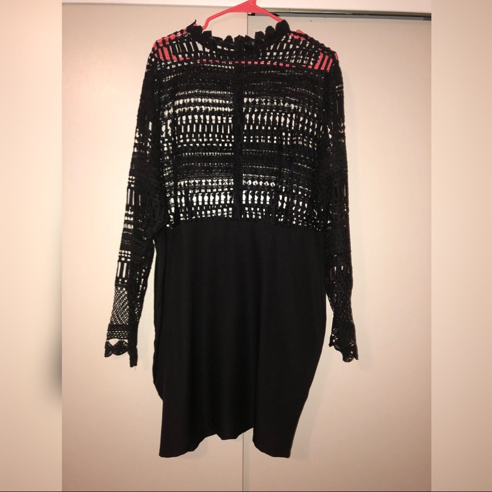 BooHoo Crochet Top Dress